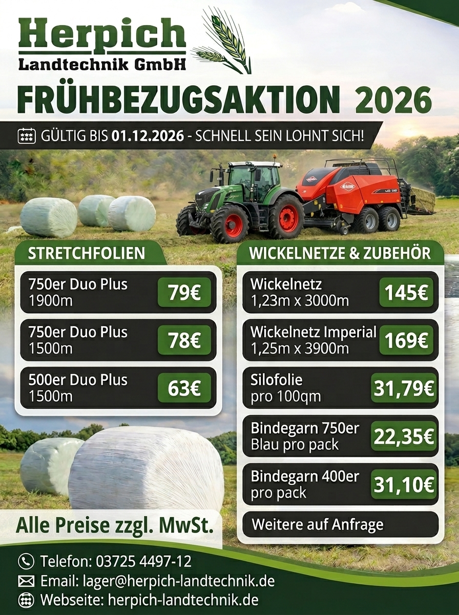Frühbezugaktion Ersatzteile 2026